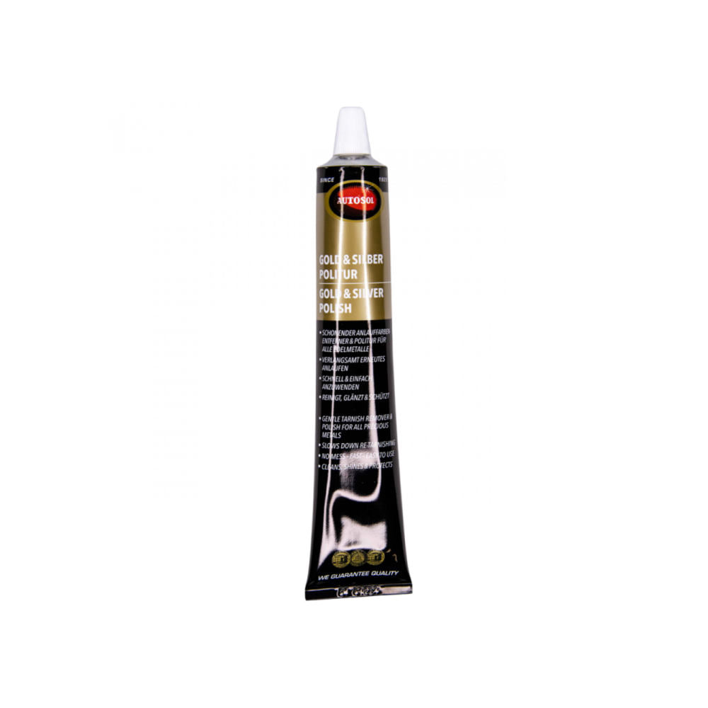 Autosol Gold And Silver Polish, Pasta de polisat pentru aur, argint si alte metale pretioase, 75ml