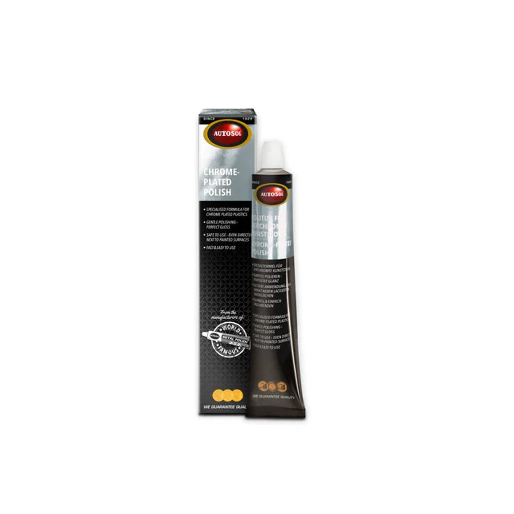 Autosol Polish For Chorme-Plated Plastics, Pasta de polisat pentru toate tipurile de plastic, 75ml