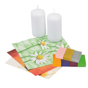 Cumpara acum Set complet pentru decorarea lumanarilor, include lumanari, servetele de la Mesterul Minune