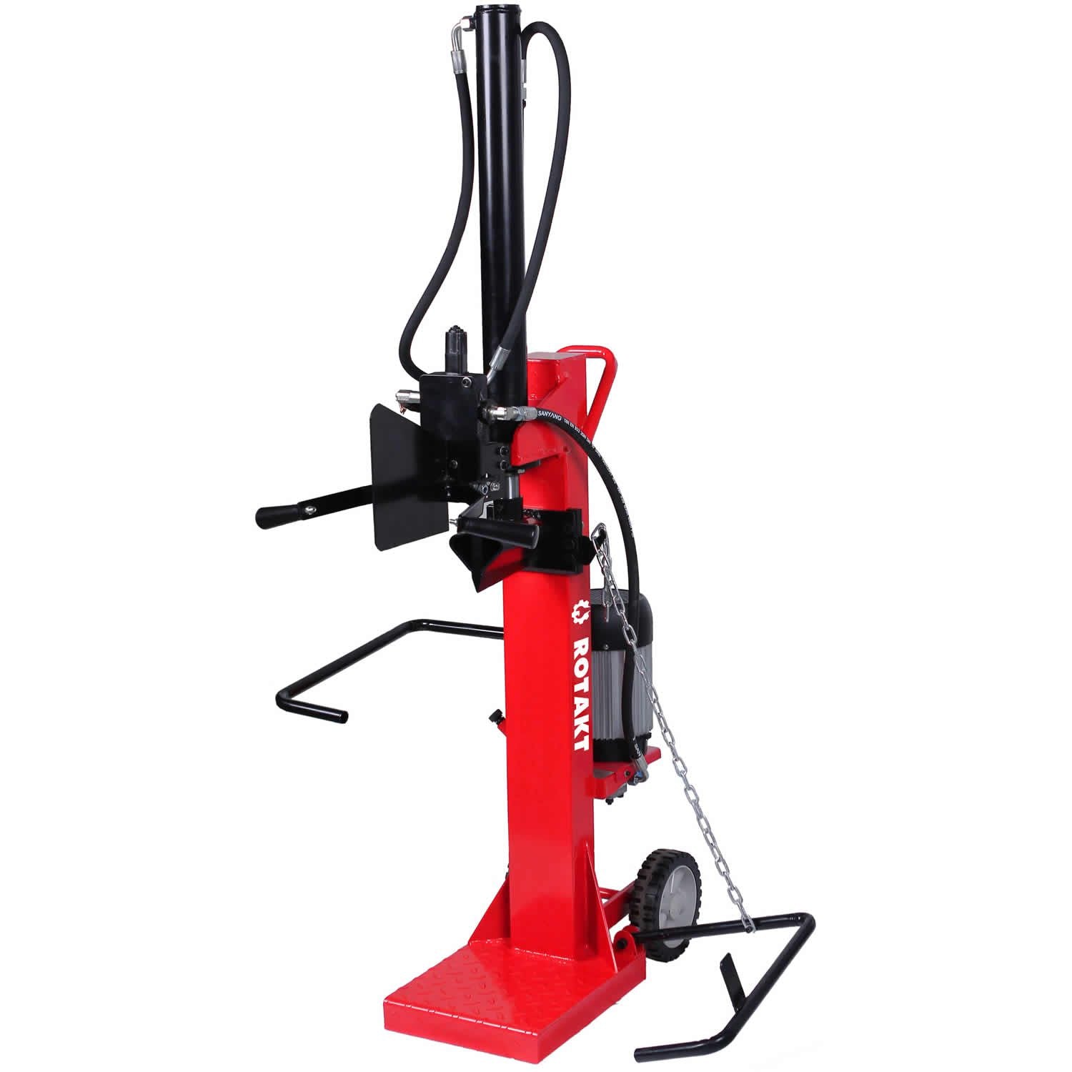 Cumpara Despicător de Bușteni ROTAKT VLS10TS-1, Motor Electric de 3.000W, Forță Despicare 10T de la Mesterul Minune