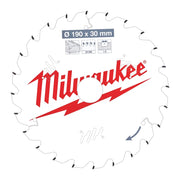 Cumpara Milwaukee 4932471300 PANZA CIRCULAR CSB P W 190x30x1.6x24 ATB de la Mesterul Minune