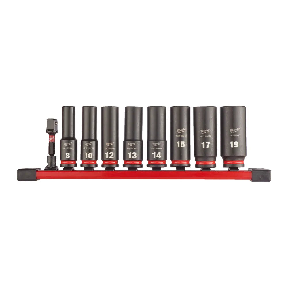 Cumpara Milwaukee 4932480455 SET 9 CHEI TUBULARE IMPACT SHW 3/8, LUNGI de la Mesterul Minune