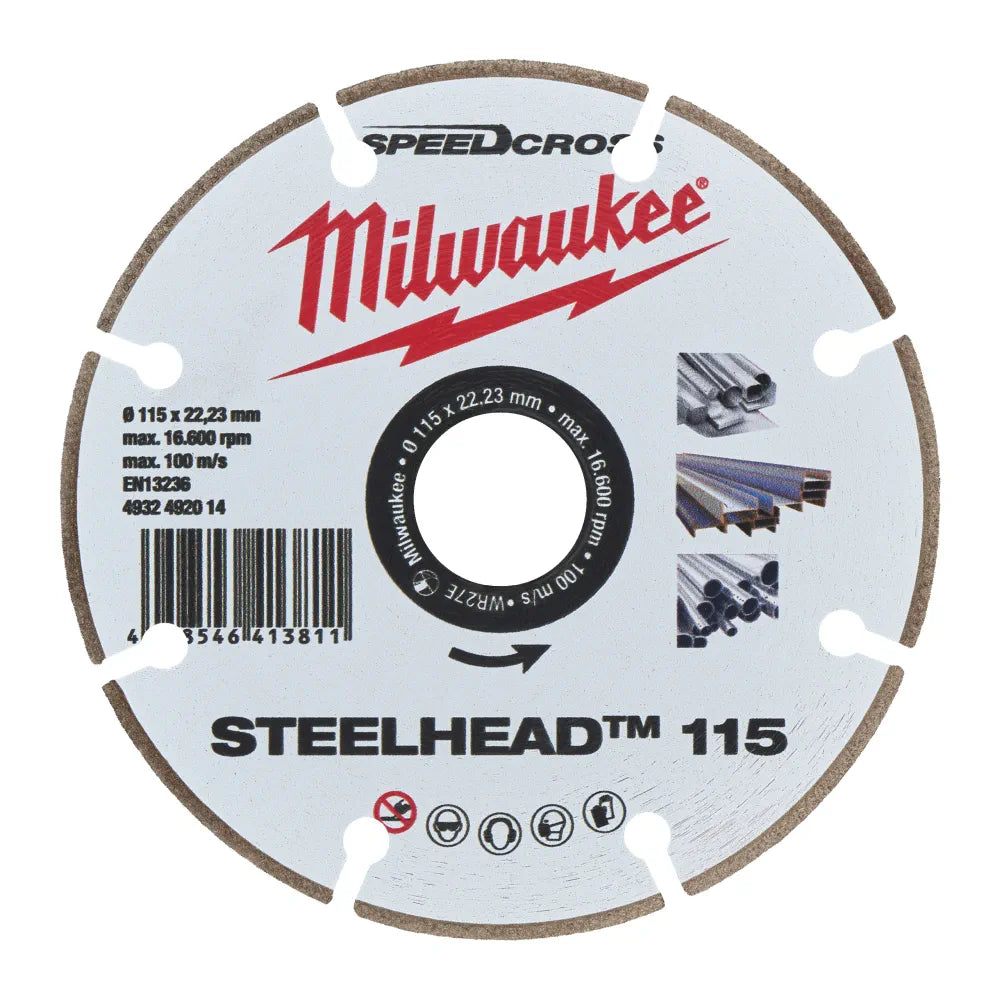 Cumpara Milwaukee 4932492014 DISC DIAMANTAT STEELHEAD 115MM de la Mesterul Minune