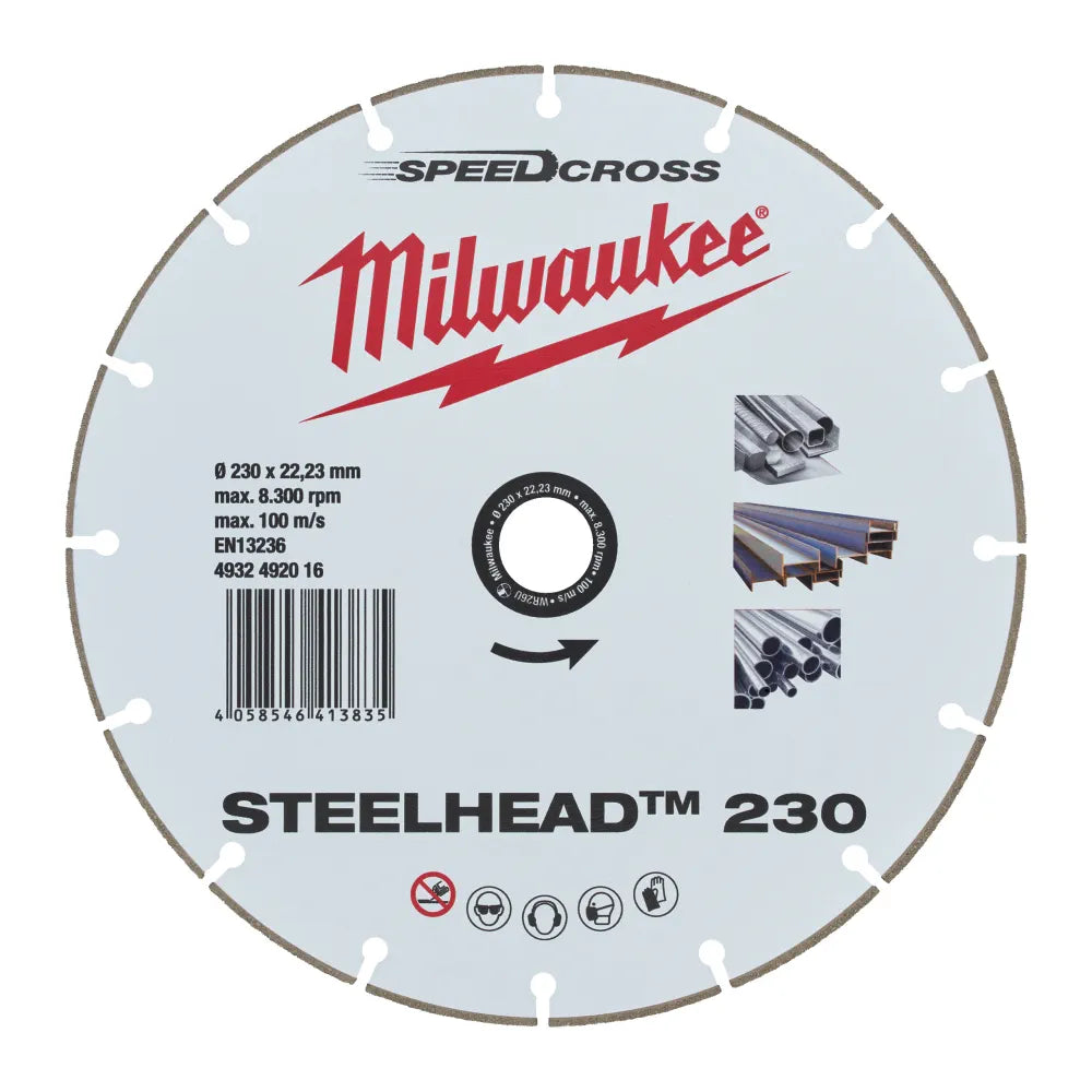 Cumpara Milwaukee 4932492016 DISC DIAMANTAT STEELHEAD 230MM de la Mesterul Minune