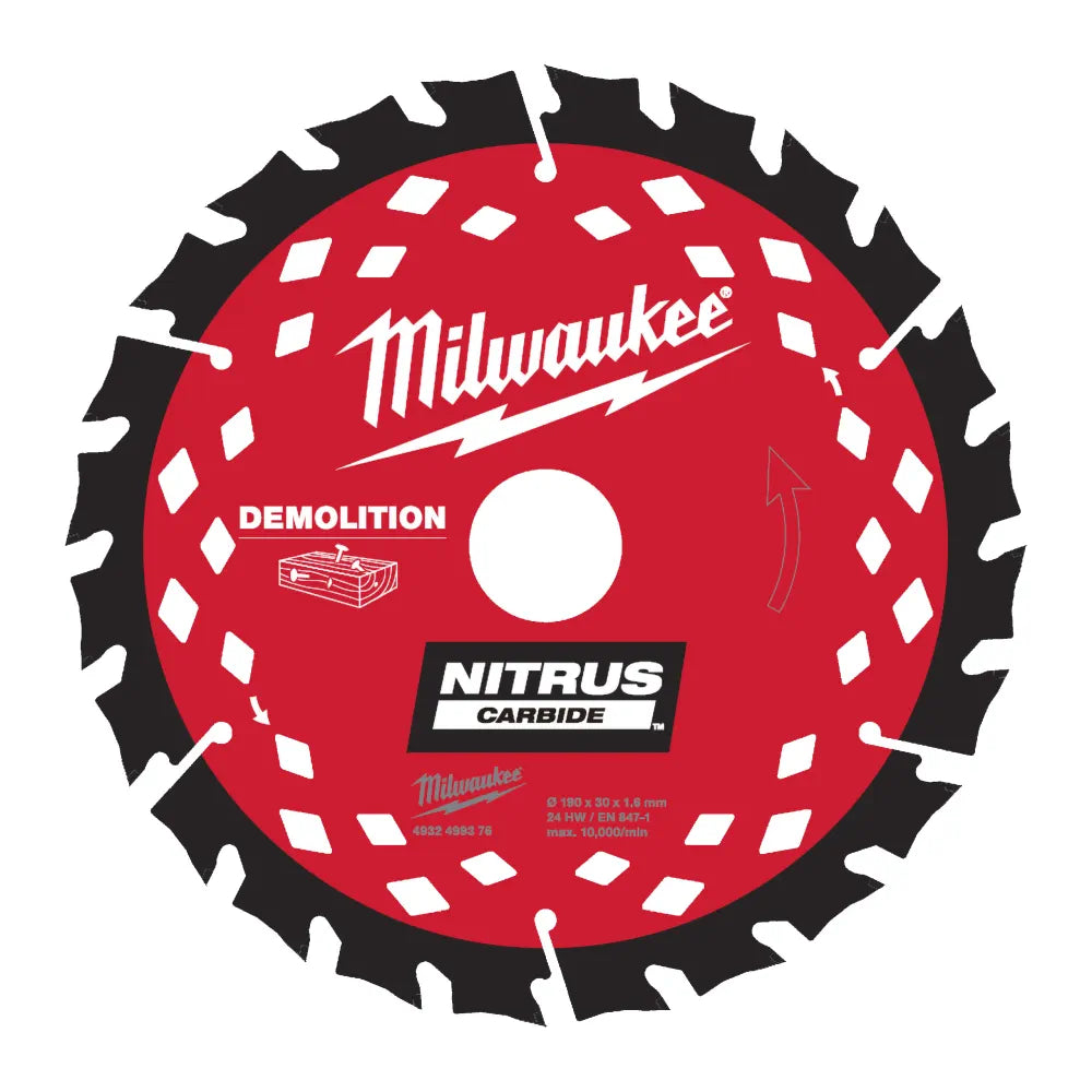 Cumpara Milwaukee 4932499376 PANZA CSB NITRUS P WD 190x30x1.6x24ATB de la Mesterul Minune