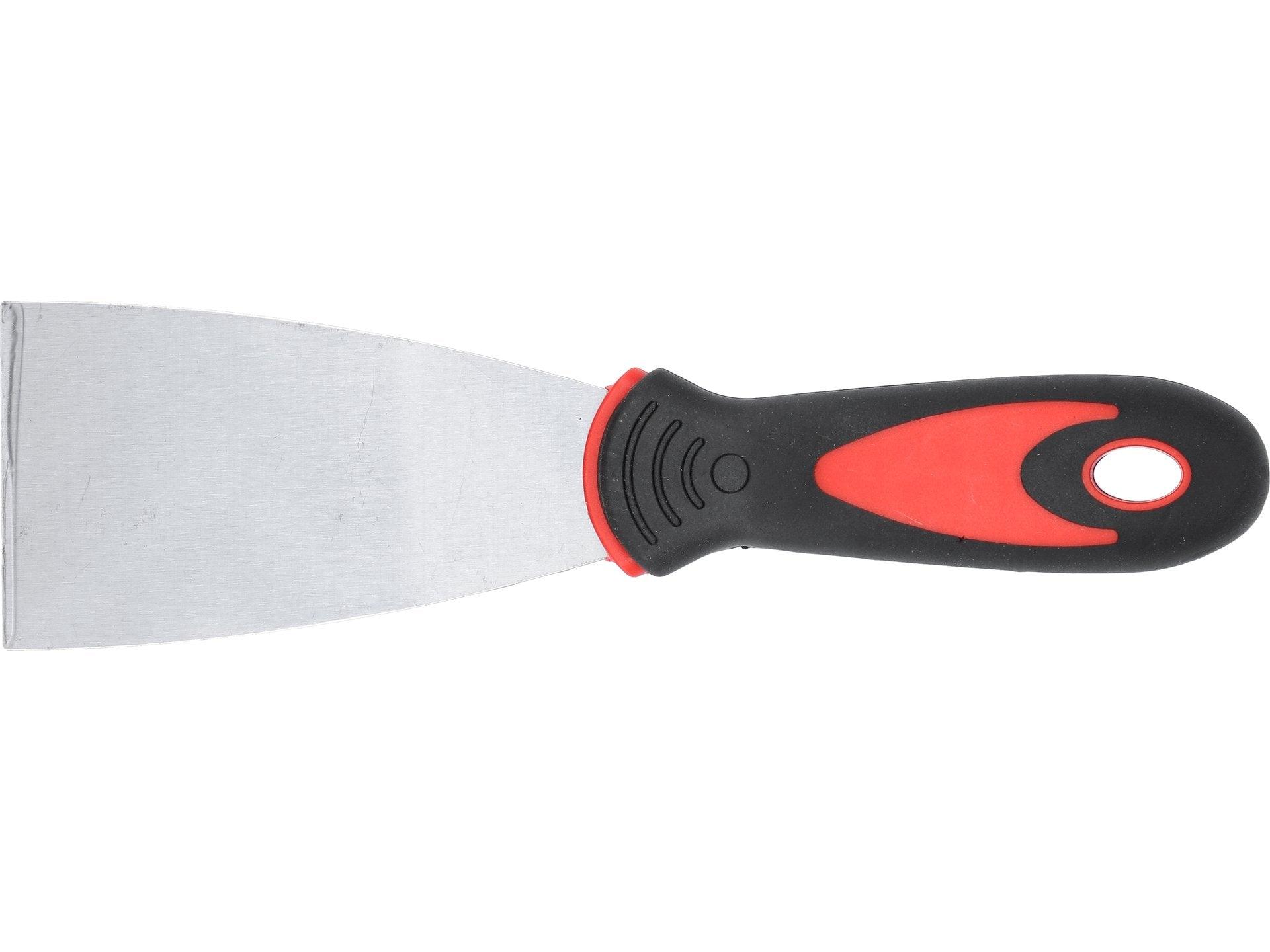 ȘPACLU DIN OȚEL INOXIDABIL, MÂNER BICOLOR, 6CM VOREL 05914