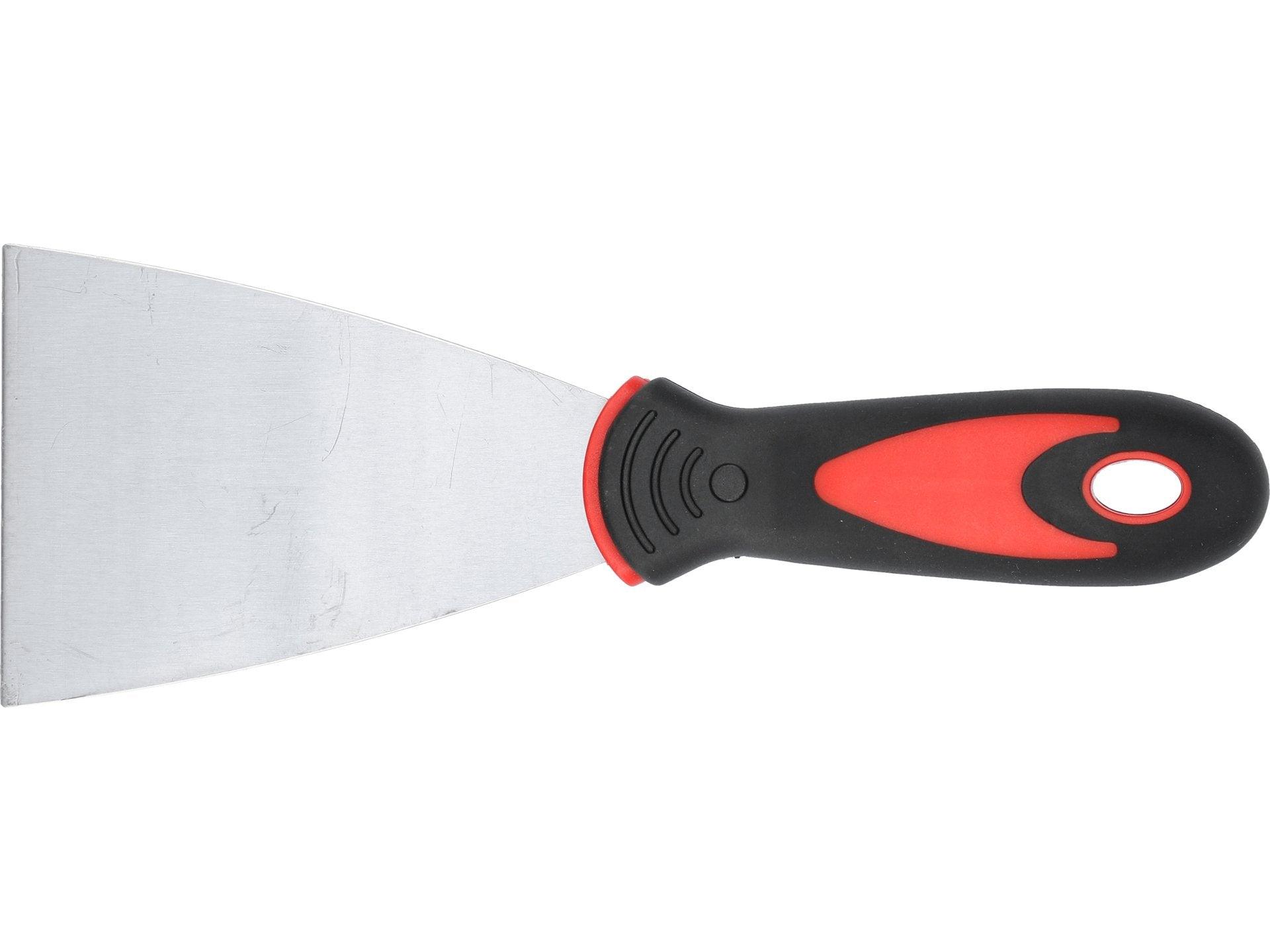 ȘPACLU DIN OȚEL INOXIDABIL, MÂNER BICOLOR, 8CM VOREL 05915