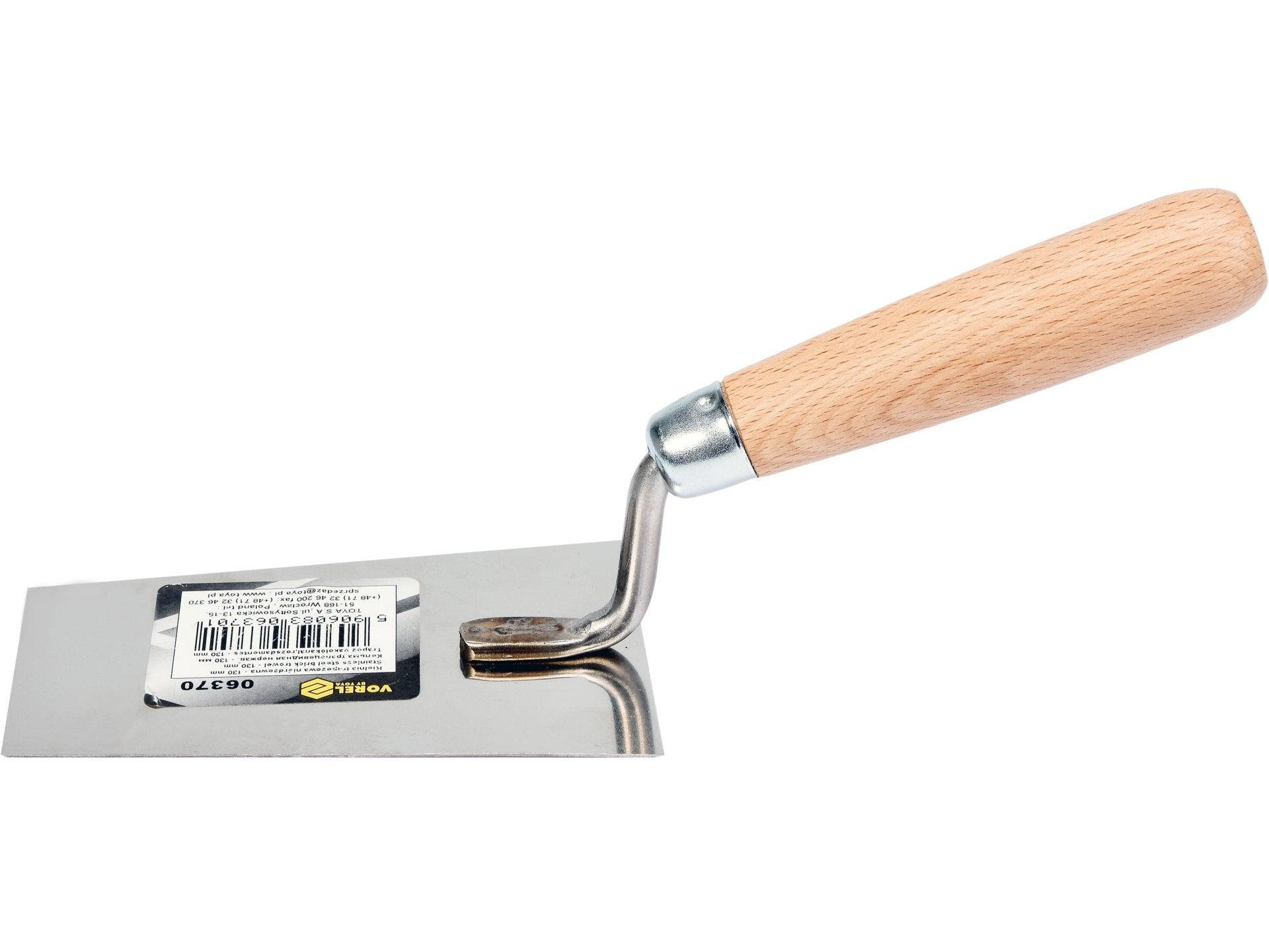 MISTRIE TRAPEZOIDALĂ OȚEL INOXIDABIL 130MM VOREL 06370