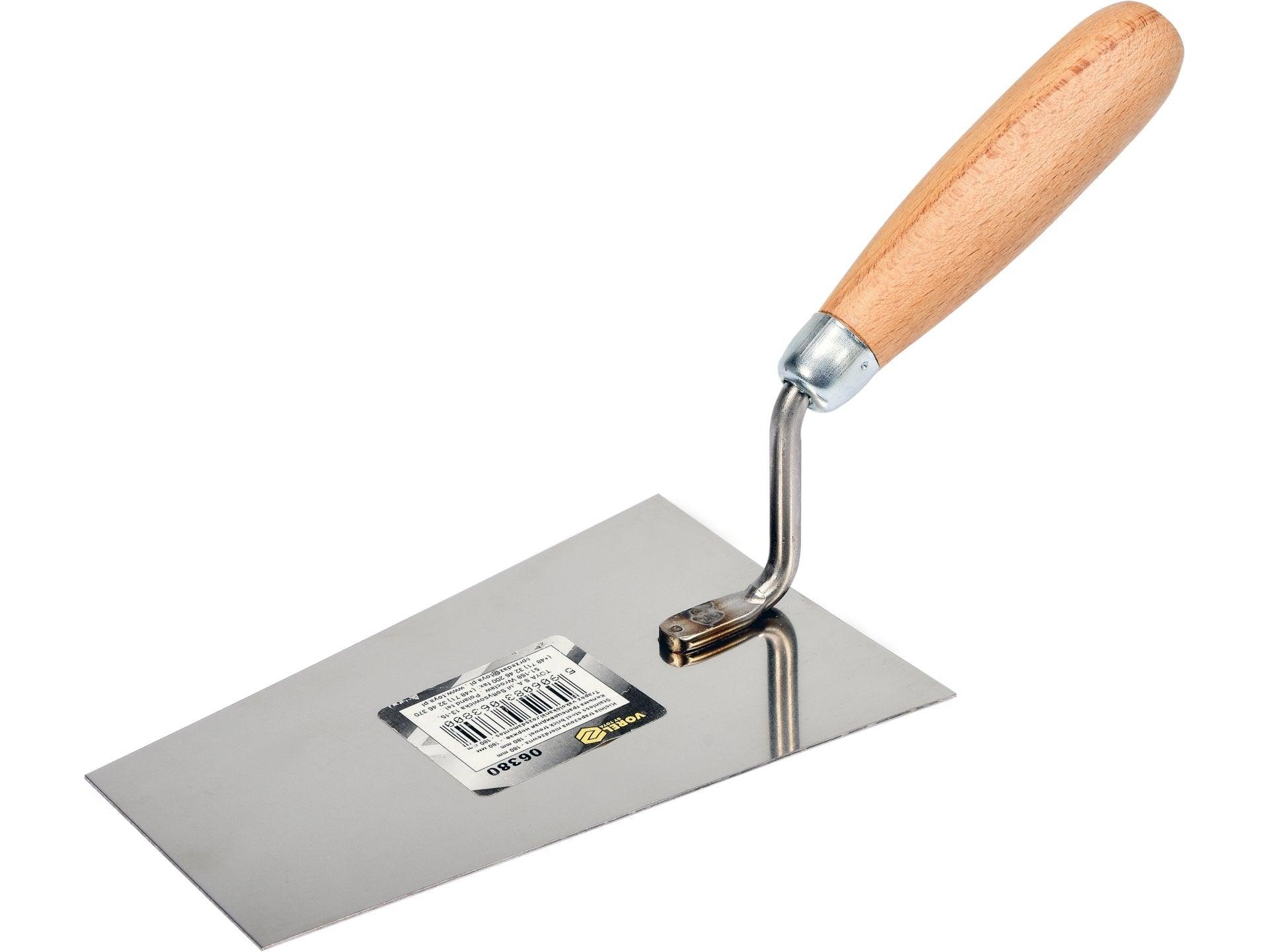 MISTRIE TRAPEZOIDALĂ OȚEL INOXIDABIL 180MM VOREL 06380