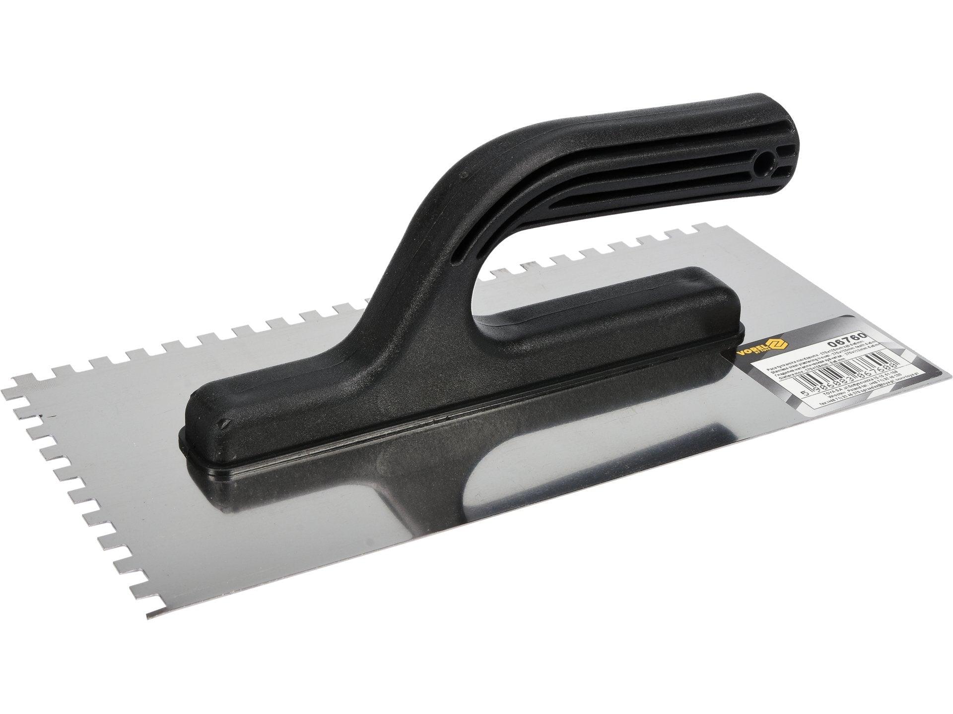 GLETIERĂ INOX CRESTATĂ 270X125MM, 6X6MM VOREL 06760