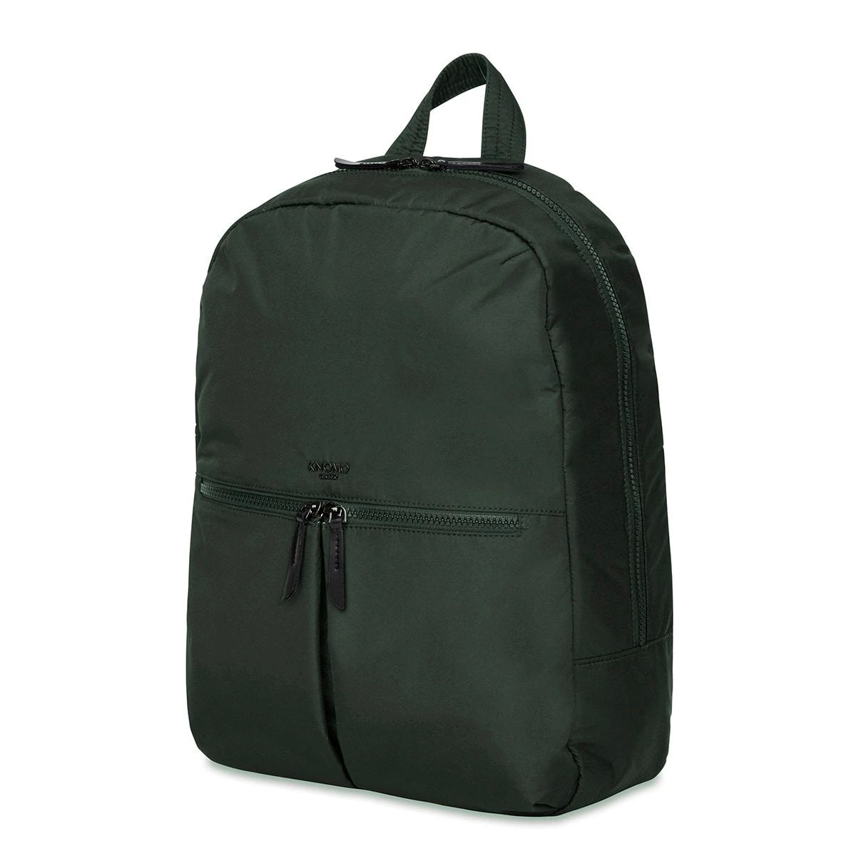 Cumpara Rucsac Knomo BERLIN Backpack 15-inch Polyester w Split Leather Trim - BOTTLE GREEN (Female) de la Mesterul Minune