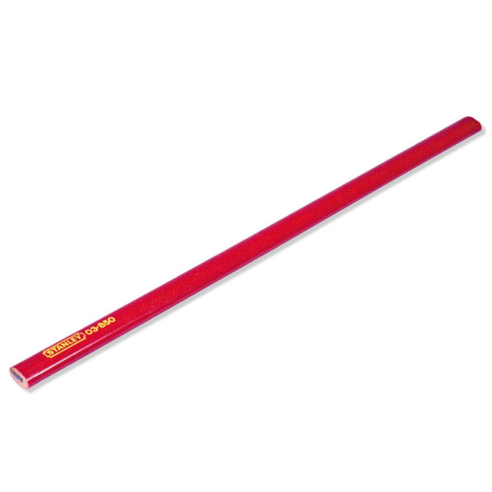 Cumpara acum Creion rosu pentru tamplari cu mina de grafit HB, 176mm, Stanley de la Mesterul Minune