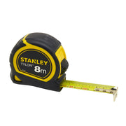 Stanley 1-30-657, ruleta Tylon 8m, tru-zero, protectie din cauciuc, anti-alunecare, 8m x 25mm