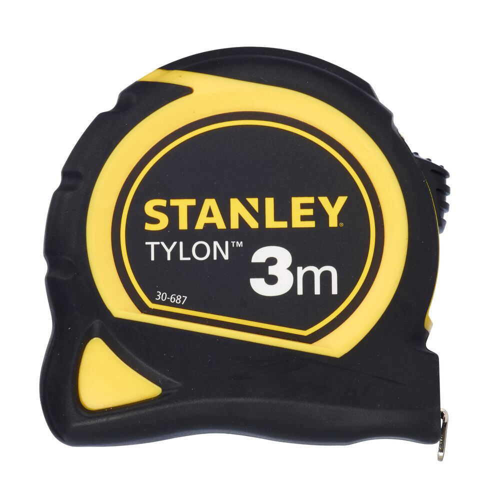 Stanley 1-30-687, ruleta Tylon 3m, tru-zero, protectie din cauciuc, anti-alunecare, 3m x 13mm