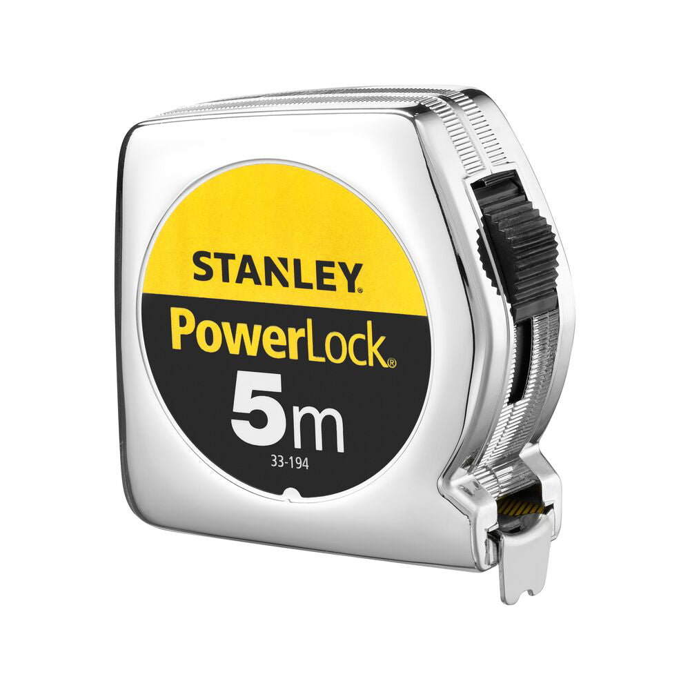 Stanley 1-33-194, ruleta powerlock 5m, tru-zero, strat Mylar®, carcasa ABS, 5m x 19mm
