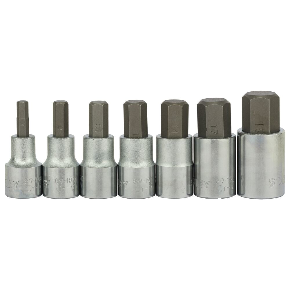 Cumpara acum trusa 7 chei hexagonale 1/2, 6-19mm, Stanley 1-89-099 de la Mesterul Minune
