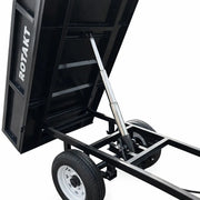Cumpara Remorca agricola Rotakt 1T pentru tractor cu basculare hidraulica,dimensiune bena 200x106cm de la Mesterul Minune