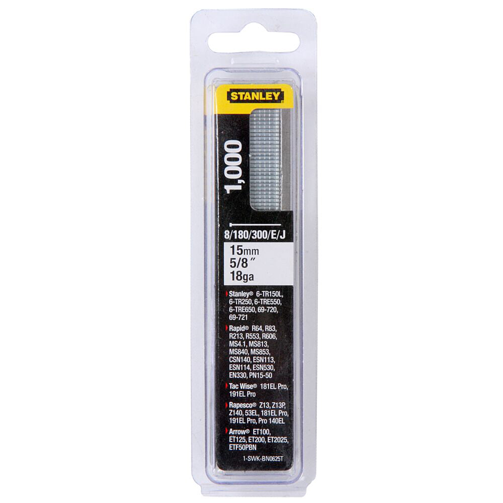 Cumpara acum Cuie din otel galvanizat, 15mm, 1000 buc tip E/J/8/180/3000, blister de la Mesterul Minune