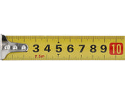 RULETĂ 7,5MX25MM, GALBEN - NEGRU VOREL 10109