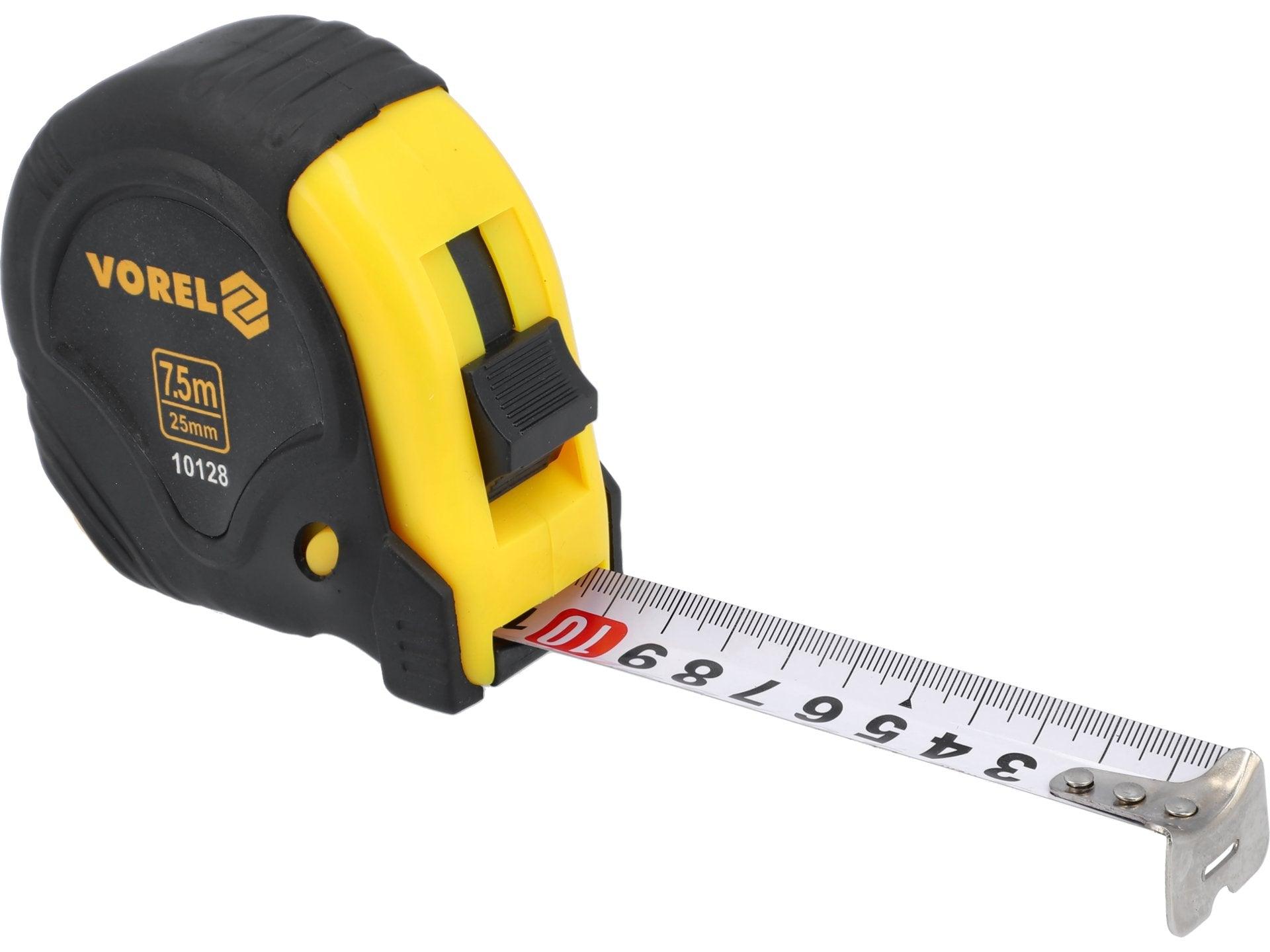 RULETĂ 7.5MX25MM, ROȘU - NEGRU VOREL 10128
