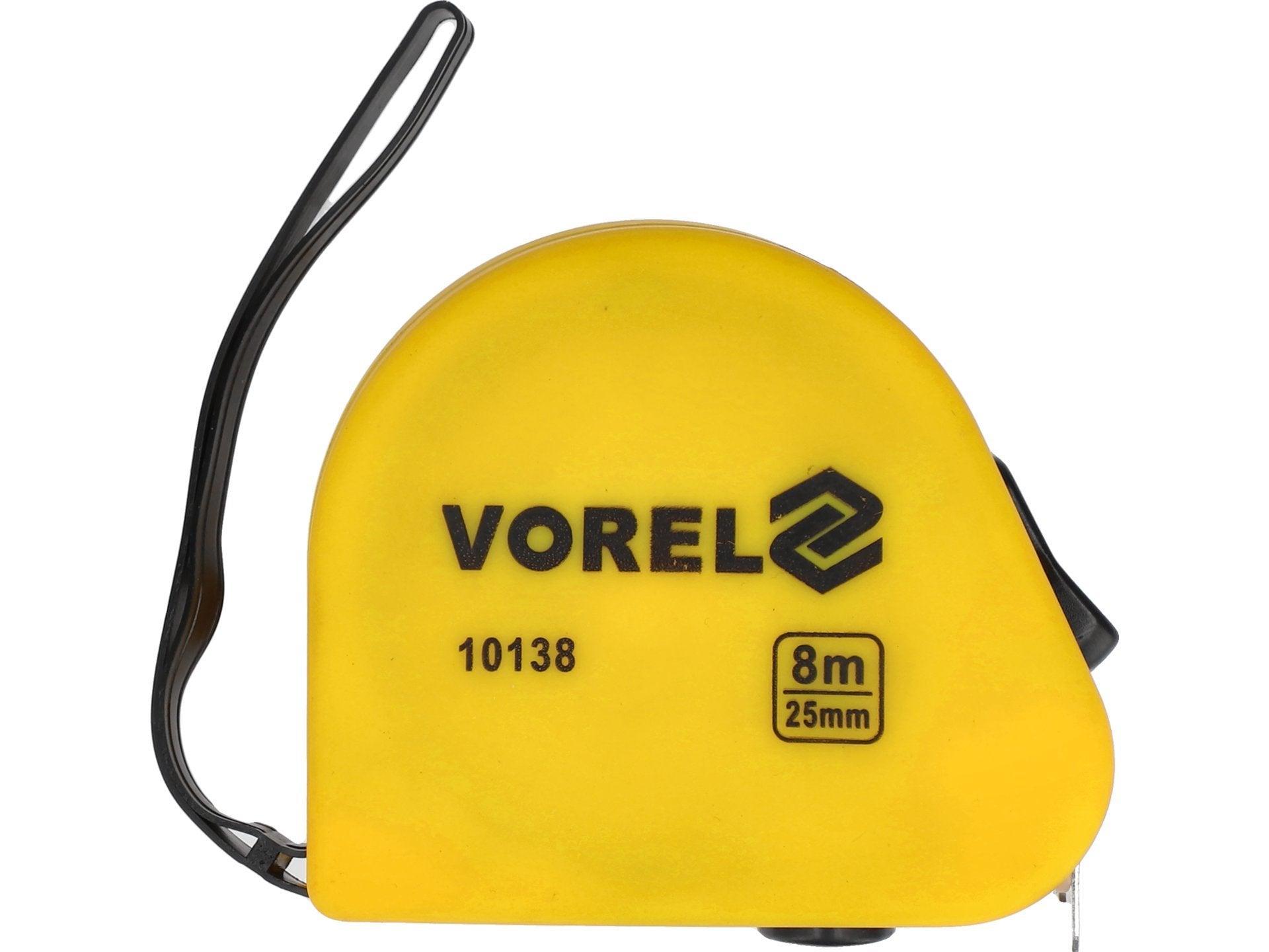 RULETĂ DE OȚEL 8MX25MM VOREL 10138