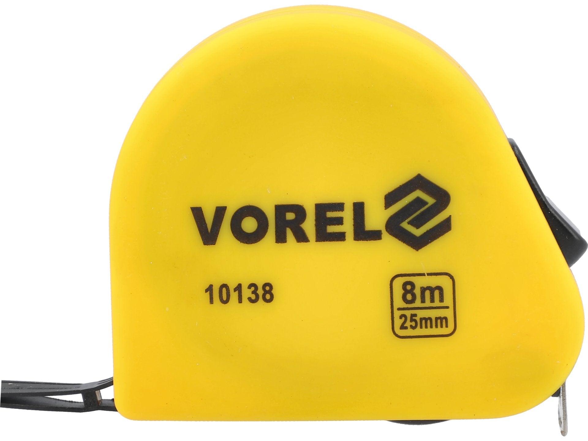 RULETĂ DE OȚEL 8MX25MM VOREL 10138