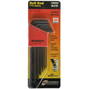 Bondhus 10992, Set 7 chei L HEX BLX7M, lungi, cap cu bila, ProGuard finish HEX 1.5-6mm