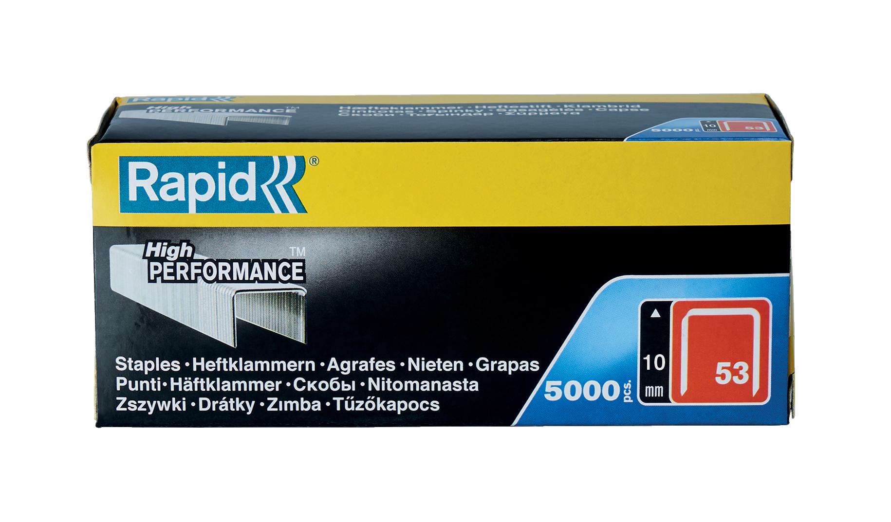 Cumpara acum set de 5000 de capse din sarma fina galvanizata No. 53, 10mm, Rapid de la Mesterul Minune
