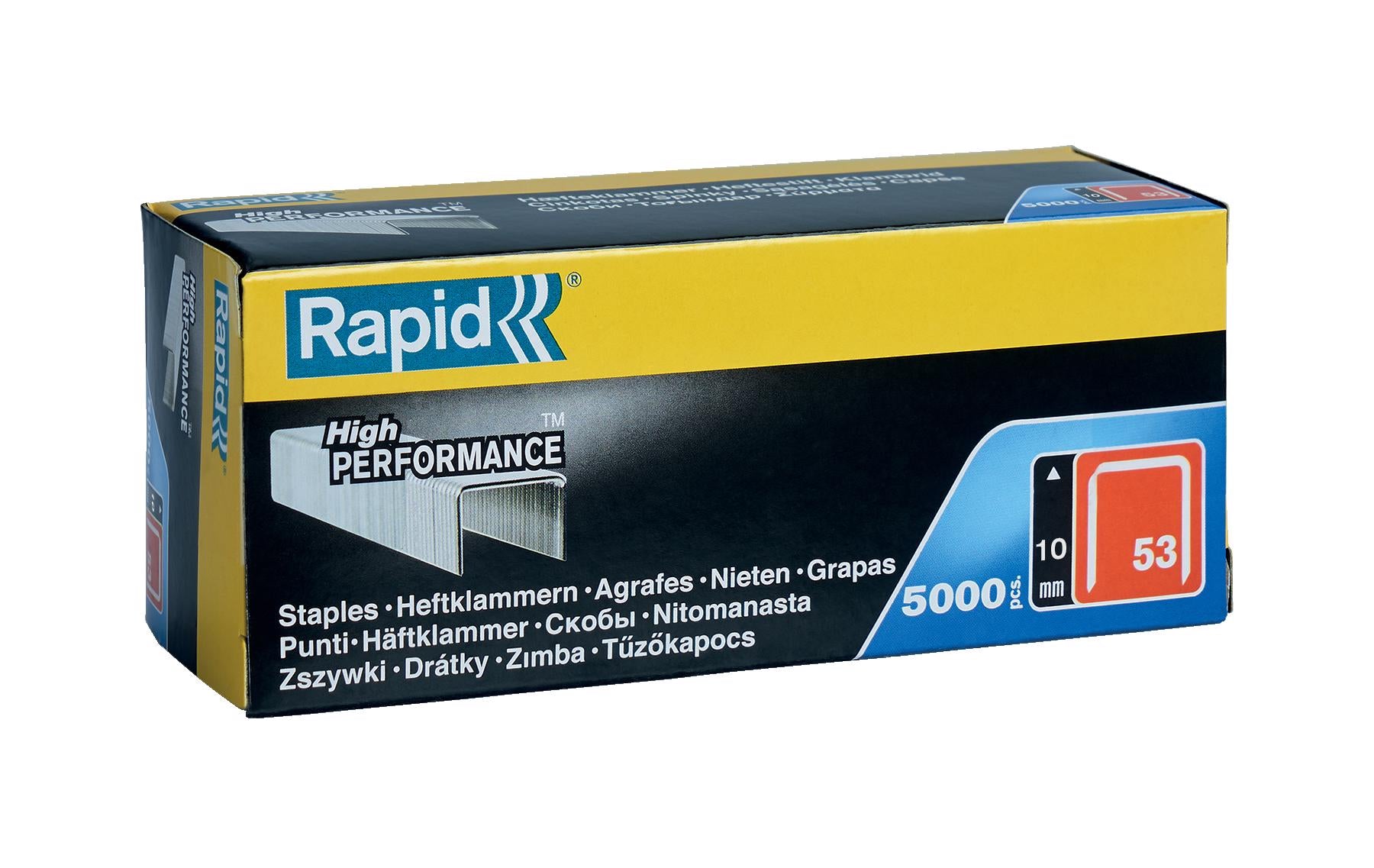 Cumpara acum set de 5000 de capse din sarma fina galvanizata No. 53, 10mm, Rapid de la Mesterul Minune