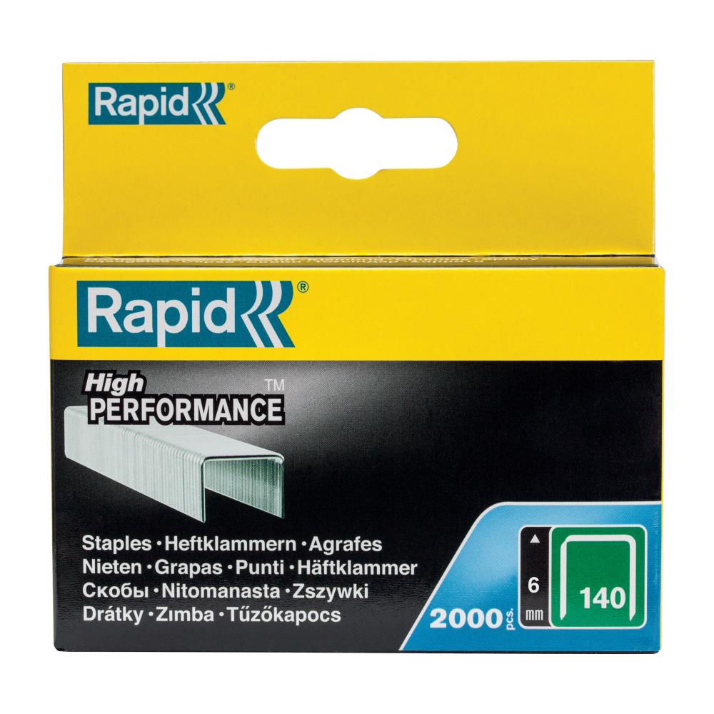 Cumpara acum set de 2000 de capse din sarma plata No. 140, 6 mm, Rapid 11905731 de la Mesterul Minune