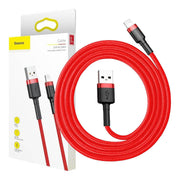 Cumpara acum Lightning USB Baseus Cafule 2.4A cablu 1m (czerwony) de la Mesterul Minune