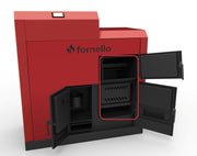 Centrala Fornello Eco Energy mixt 25 kW pe lemne si peleti, echipata
