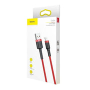 Cumpara acum Baseus Cablu Cafule USB Lightning 2,4A 0,5m (roșu) de la Mesterul Minune