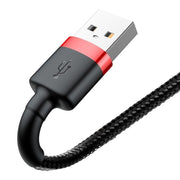 Cumpara acum Cablu USB Lightning Baseus Cafule 1.5A 2m (negru/roșu) de la Mesterul Minune