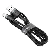 Cumpara acum Cablu Lightning USB Baseus Cafule 1,5A 2m (szaro-czarny) de la Mesterul Minune