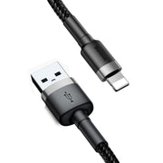 Cumpara acum Cablu Lightning USB Baseus Cafule 1,5A 2m (szaro-czarny) de la Mesterul Minune