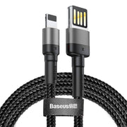 Cumpara acum Lightning USB cable (reversible) Baseus Cafule 2.4A 1m (gray-black) de la Mesterul Minune