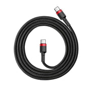 Cumpara acum Cablu USB-C PD Baseus Cafule PD 2.0 QC 3.0 60W 1m (negru și roșu) de la Mesterul Minune