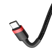 Cumpara acum Cablu USB-C PD Baseus Cafule PD 2.0 QC 3.0 60W 1m (negru și roșu) de la Mesterul Minune