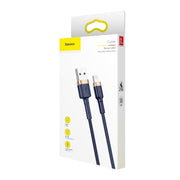 Cumpara acum Cablu USB Lightning Baseus Cafule 1.5A 2m (auriu și albastru marin) de la Mesterul Minune