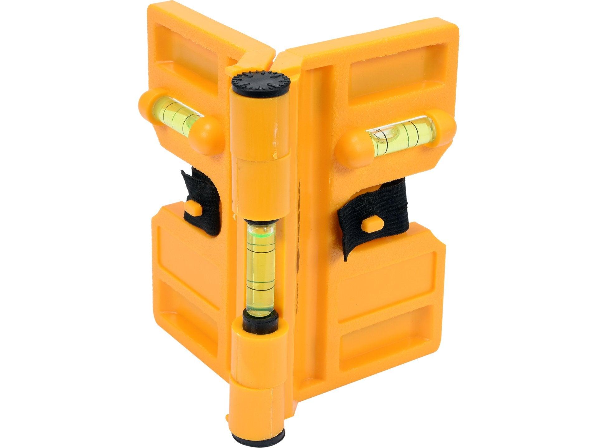 NIVELĂ PENTRU COLTURI, 3 BULE, CU MAGNET VOREL 16012