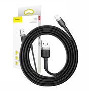 Cumpara acum Cablu Lightning USB Baseus Cafule 2,4A 0.5m (szaro-czarny) de la Mesterul Minune