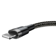 Cumpara acum Cablu Lightning USB Baseus Cafule 2,4A 1m (szaro-czarny) de la Mesterul Minune
