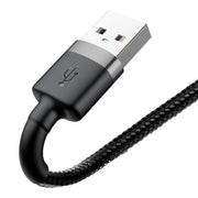 Cumpara acum Cablu Lightning USB Baseus Cafule 2,4A 1m (szaro-czarny) de la Mesterul Minune