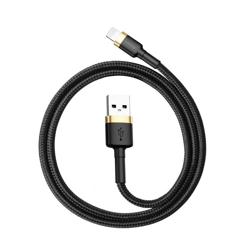 Cumpara acum Cablu USB Lightning Baseus Cafule 1.5A 2m (auriu/negru) de la Mesterul Minune