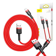 Cumpara acum Cablu Lightning USB Baseus Cafule 1.5A 2m (czerwony) de la Mesterul Minune