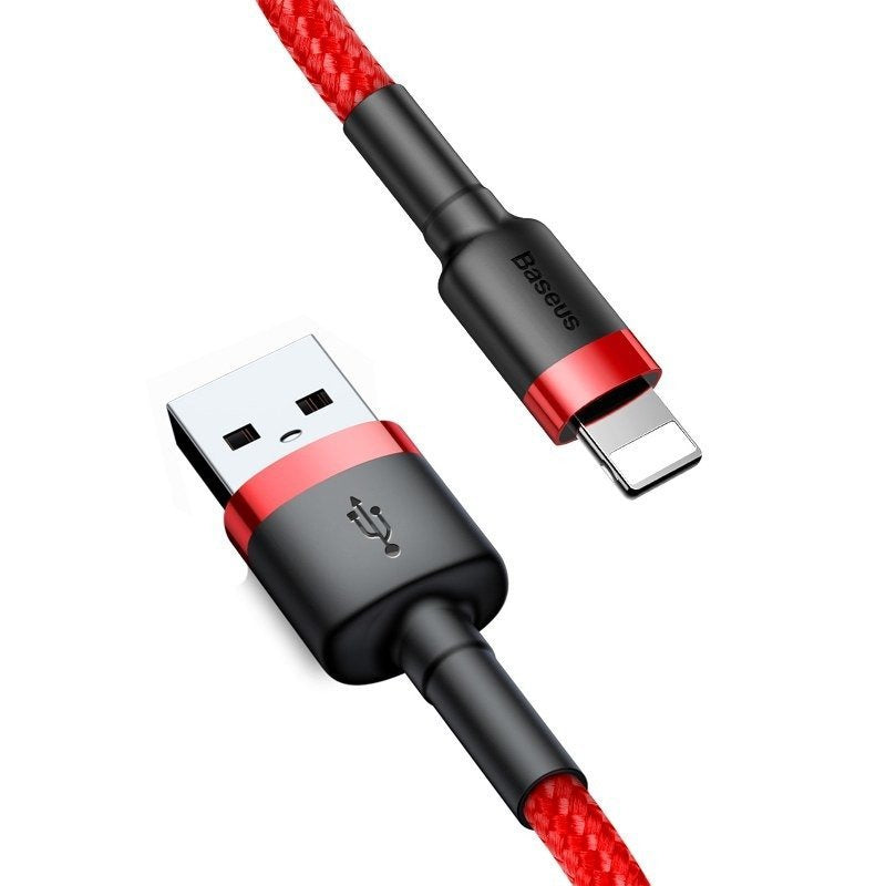 Cumpara acum Cablu Lightning USB Baseus Cafule 1.5A 2m (czerwony) de la Mesterul Minune