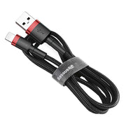 Cumpara acum Cablu USB Lightning Baseus Cafule 2A 3m (negru/roșu) de la Mesterul Minune