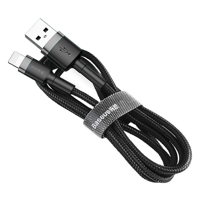 Cumpara acum Cablu Lightning USB Baseus Cafule 2A 3m (szaro-czarny) de la Mesterul Minune
