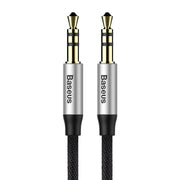 Cumpara acum Baseus Yiven 1.5m mini jack 3.5mm AUX cablu audio (negru/argintiu) de la Mesterul Minune